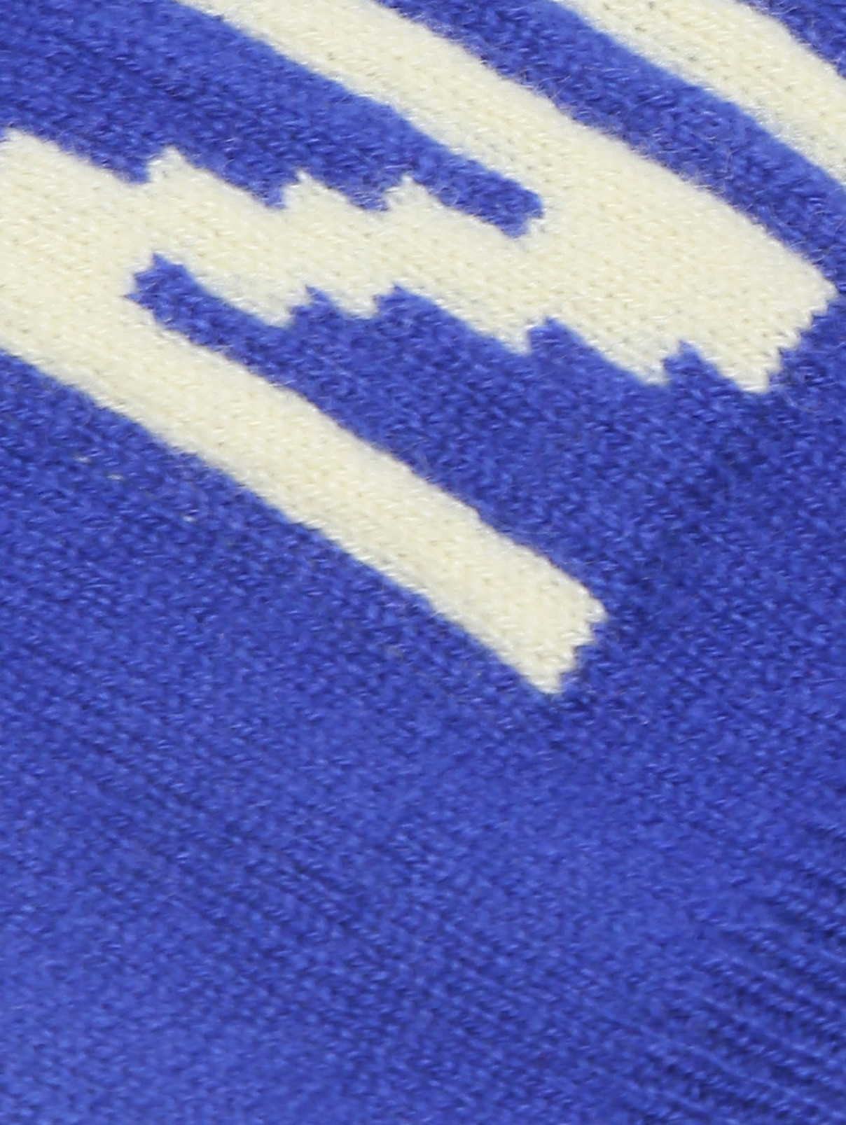 Однотонный джемпер из кашемира Nina Ricci  –  Деталь1  – Цвет:  Синий