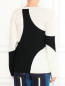 Джемпер из шерсти мелкой вязки с узором Moschino Boutique  –  Модель Верх-Низ1