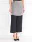 Прозрачная юбка-мини из шелка A La Russe  –  Модель Верх-Низ
