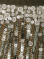 Юбка в паетках, декорированная кристаллами Elisabetta Franchi  –  Деталь