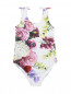 Купальник слитный с цветочным узором Dolce & Gabbana  –  Общий вид