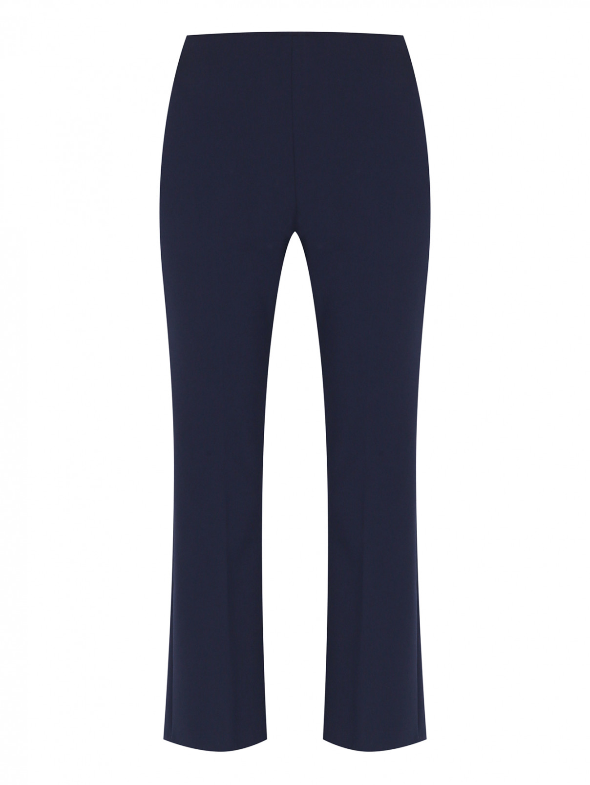 Укороченные брюки прямого кроя Max&Co  –  Общий вид  – Цвет:  Синий
