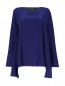 Блуза из шелка свободного кроя Marina Rinaldi  –  Общий вид