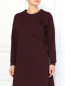 Свитшот из плотной шерсти Jil Sander  –  Модель Верх-Низ