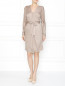 Платье из шерсти с драпировкой Moschino  –  Модель Общий вид
