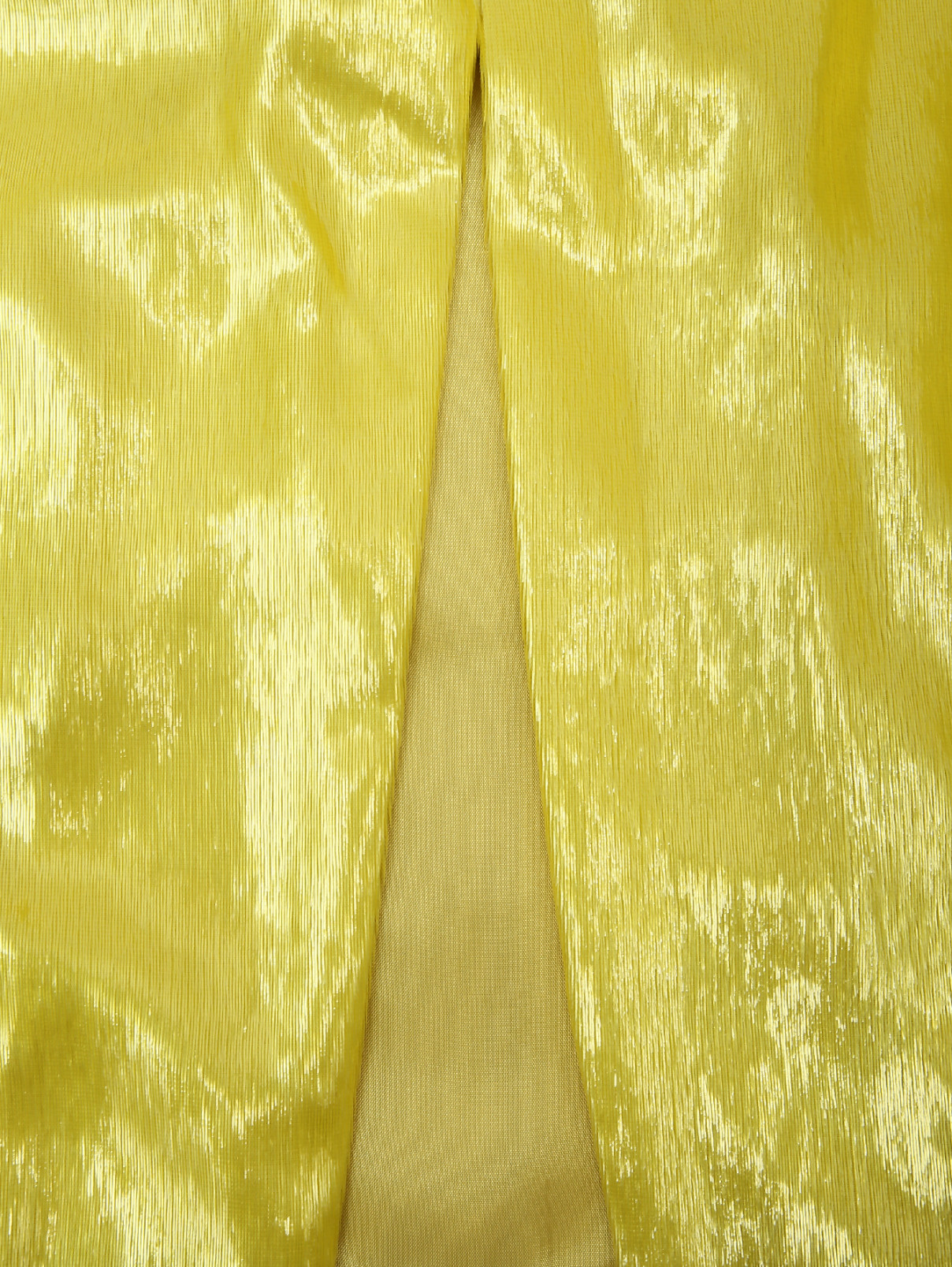 Юбка с разрезом, прямого кроя Sjyp  –  Деталь  – Цвет:  Желтый