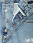 Шорты джинсовые с потертостями Ermanno Scervino  –  Деталь1