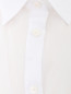 Платье-рубашка из хлопка с отделкой буфами Ermanno Scervino  –  Деталь