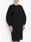 Трикотажное платье из смесовой шерсти Jil Sander  –  Модель Верх-Низ