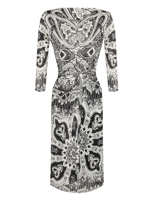 Платье из вискозы с узором Etro - Общий вид