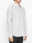 Рубашка из хлопка с узором Lagerfeld  –  МодельВерхНиз