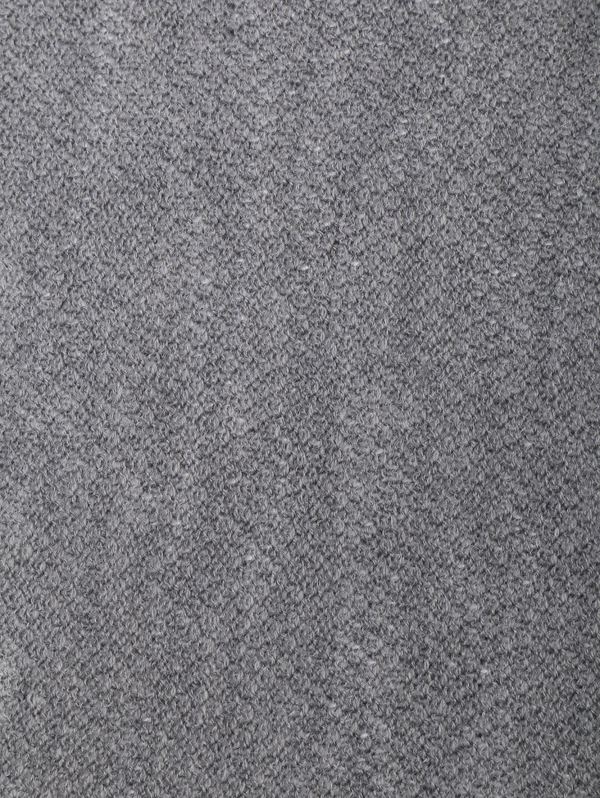 Платок из шерсти с логотипом LARDINI  –  Деталь  – Цвет:  Серый
