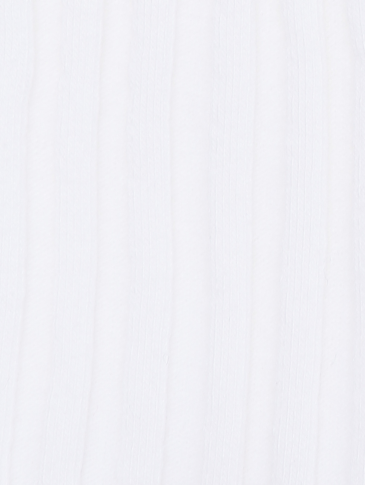 Водолазка из трикотажа в рубчик Il Gufo  –  Деталь  – Цвет:  Белый