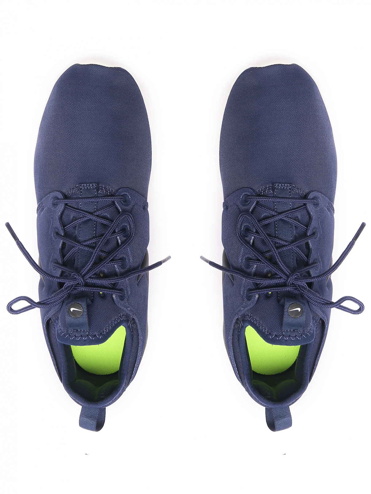 Кроссовки из текстиля на контрастной подошве Nike  –  Обтравка4  – Цвет:  Синий