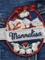 Утепленная джинсовая куртка с аппликацией MONNALISA  –  Деталь