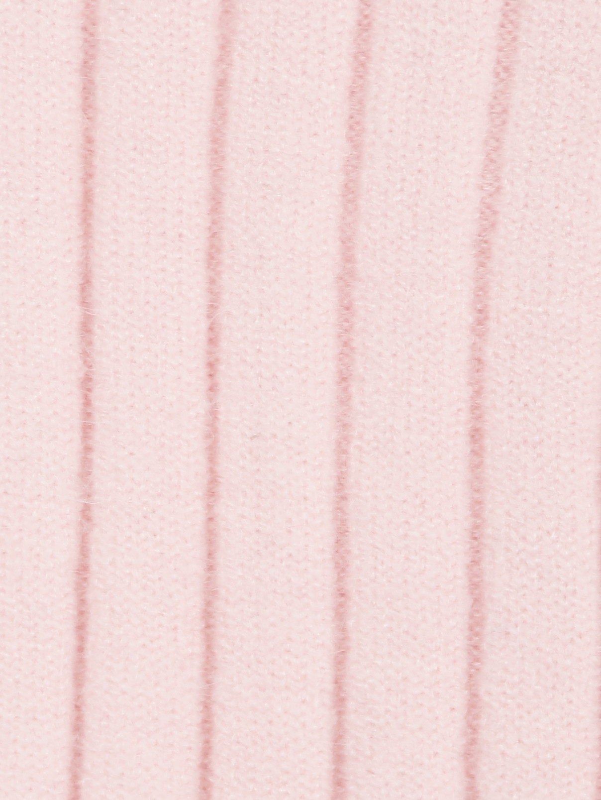 Однотонная водолазка в рубчик Aletta  –  Деталь  – Цвет:  Розовый
