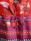 Свободное платье-мини из шелка с узором Diane von Furstenberg  –  Деталь1
