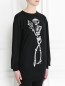 Джемпер из шерсти с узором и длинным рукавом Moschino Couture  –  Модель Верх-Низ