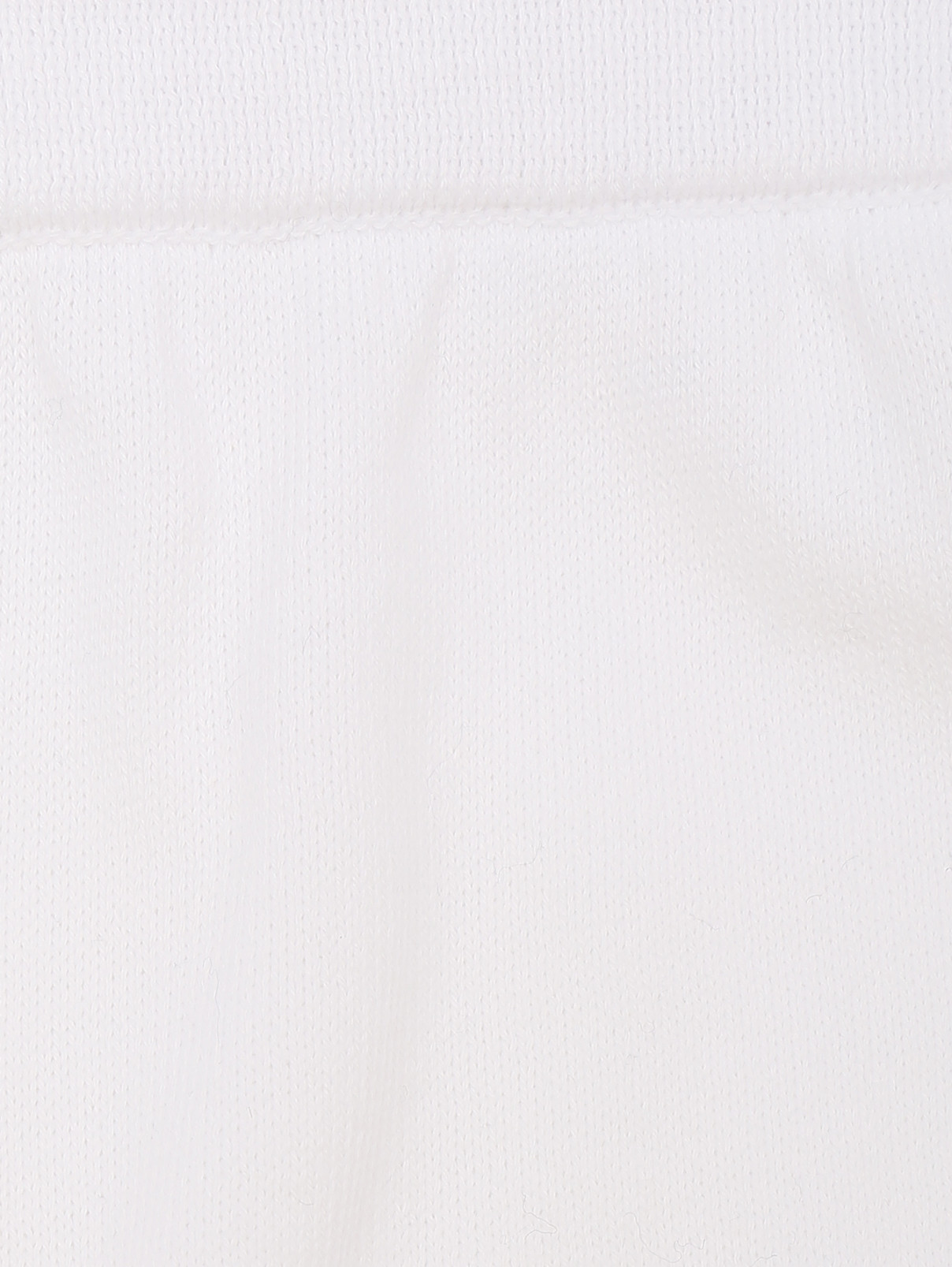 Трикотажные брюки из хлопка на резинке Malo  –  Деталь  – Цвет:  Белый