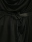 Платье свободного кроя с поясом из кожи Strenesse  –  Деталь1