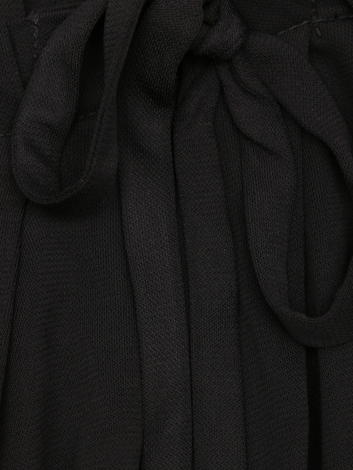 Блуза из вискозы комбинированная - Деталь