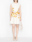 Платье из вискозы с цветочным узором Giambattista Valli  –  МодельОбщийВид
