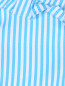 Рубашка из хлопка с узором в полоску с рюшами Jil Sander  –  Деталь