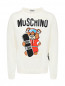 Джемпер из смешанной пряжи с узором Moschino  –  Общий вид