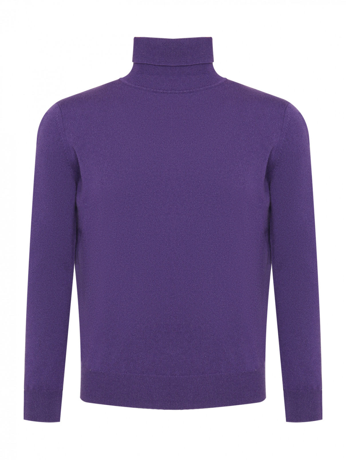 Базовый свитер из кашемира Kangra Cashmere  –  Общий вид  – Цвет:  Фиолетовый