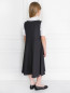 Платье на завышенной талии с декоративным бантиком Aletta Couture  –  Модель Верх-Низ1