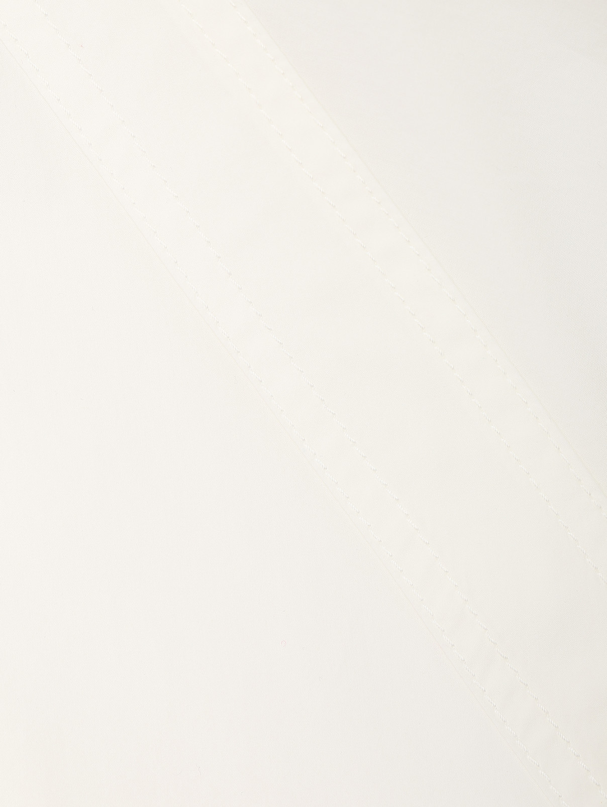 Свободная блуза из хлопка Weekend Max Mara  –  Деталь  – Цвет:  Белый