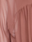 Полупрозрачная блуза из шелка свободного фасона Max Mara  –  Деталь