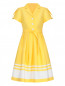 Платье из хлопка с поясом Moschino Boutique  –  Общий вид