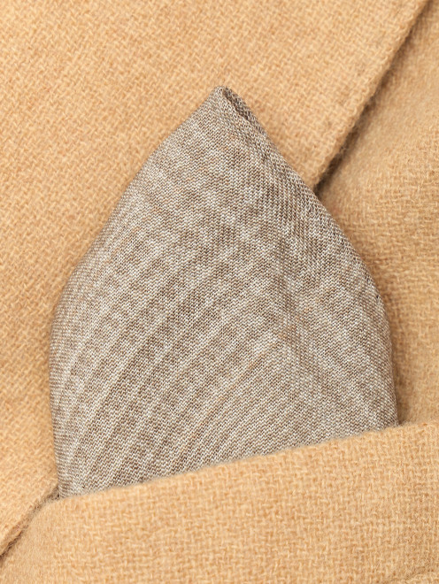 Платок карманный из шерсти с узором  - Общий вид