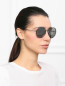 Солнцезащитные очки в оправе из металла Balenciaga  –  МодельОбщийВид