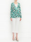 Блуза из шелка с цветочным узором Max Mara  –  Модель Общий вид