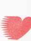 Хлопковая футболка с блестящим принтом Love Moschino  –  Деталь