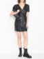 Платье-мини с V-образным вырезом Liu Jo  –  МодельОбщийВид