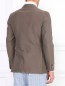 Однобортный пиджак из хлопка и шелка Corneliani ID  –  Модель Верх-Низ1