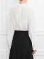 Блуза из шелка с кружевной ставкой на спине Paul&Joe  –  МодельВерхНиз1