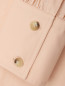 Блуза из хлопка с кожаной отделкой Sportmax  –  Деталь