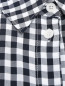 Блуза свободного кроя с узором "клетка" TIBI  –  Деталь