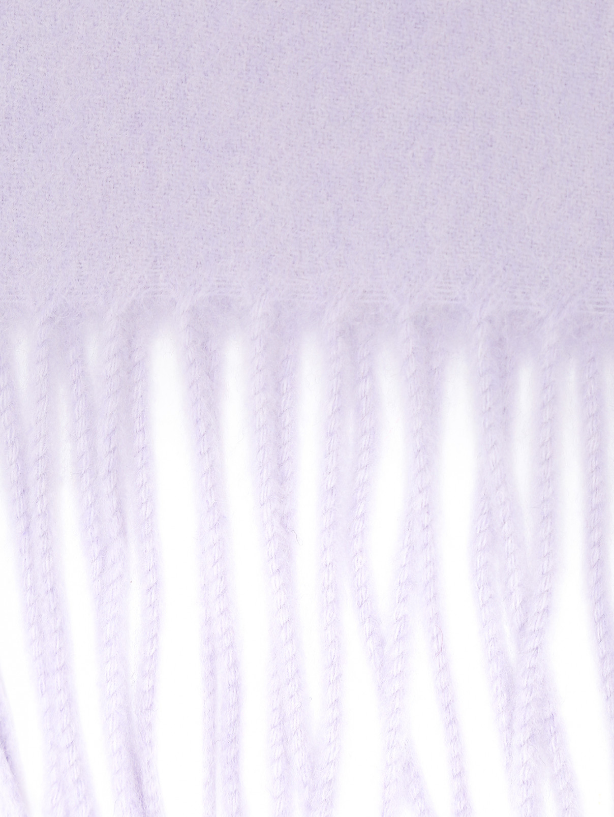 Шарф из кашемира с бахромой Begg x Co  –  Деталь  – Цвет:  Фиолетовый