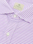 Рубашка из хлопка с узором "полоска" Borrelli  –  Деталь