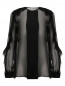 Блуза из шелка с кружевными вставками Alberta Ferretti  –  Общий вид