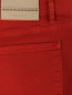 Укороченные джинсы зауженного кроя Marina Sport  –  Деталь