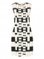 Платье-футляр из смешаного шелка с узором Kenzo  –  Общий вид