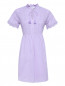 Платье-мини из хлопка с вышивкой Suncoo  –  Общий вид