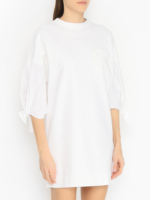 Платье-мини с круглым вырезом Max Mara - МодельВерхНиз