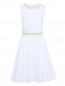 Платье из хлопка с контрастной отделкой Blugirl  –  Общий вид